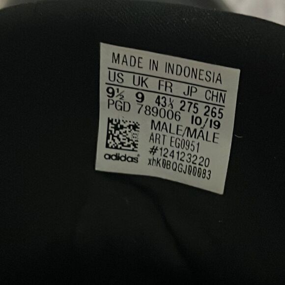 Adidas Own The Game Mens Basketball Shoes - Black Red - Size 9.5 - Picture 6 of 6